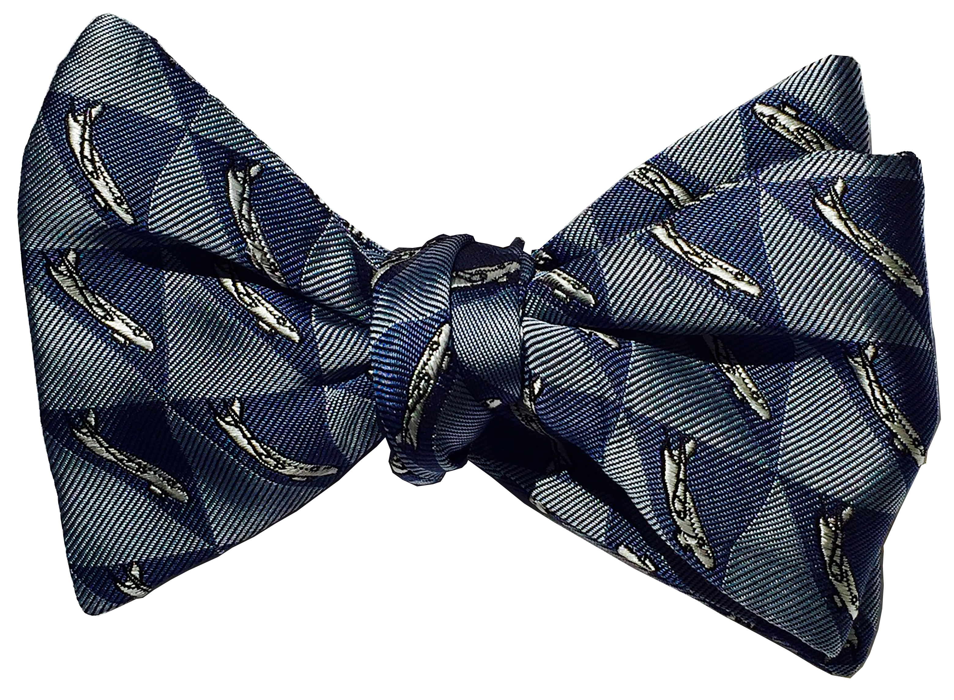 Airbus 320 airliner bow tie in grey blue and indigo