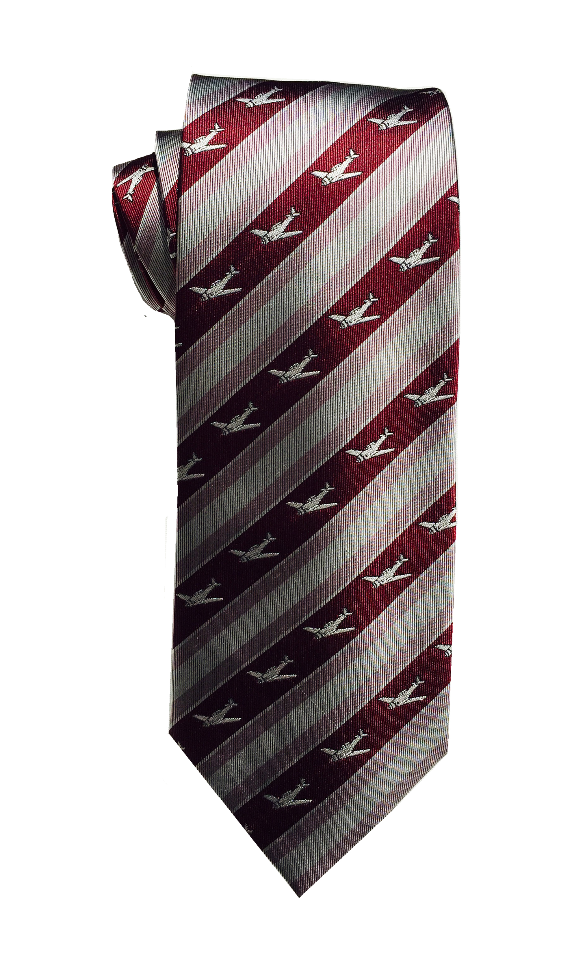 doppeldecker design designer aviation aircraft silk tie t-6 t6