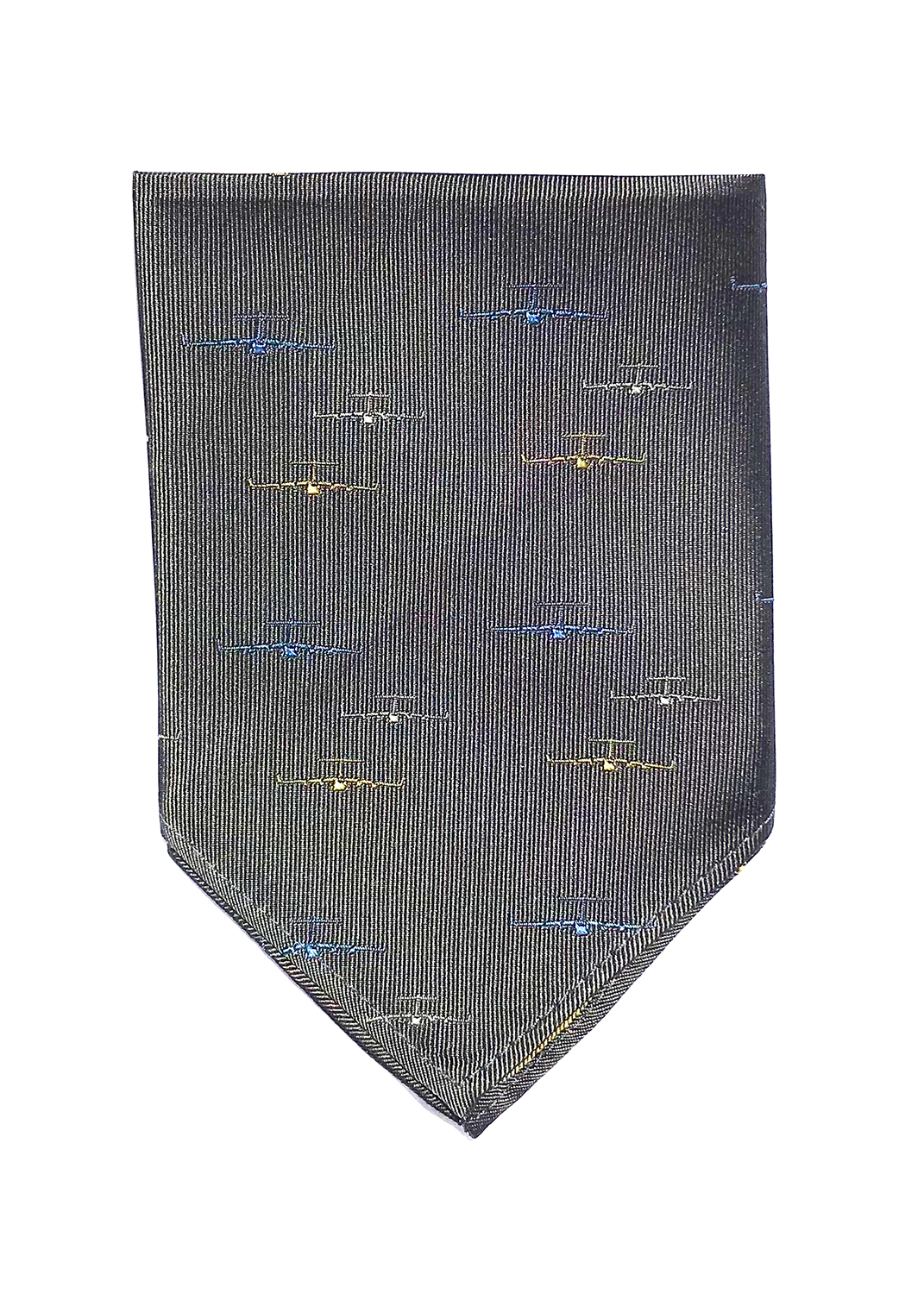 doppeldecker design aviation aircraft airplane pocket square C17