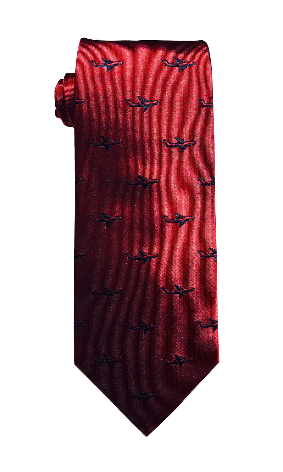 C-5 Galaxy airlifter tie in red
