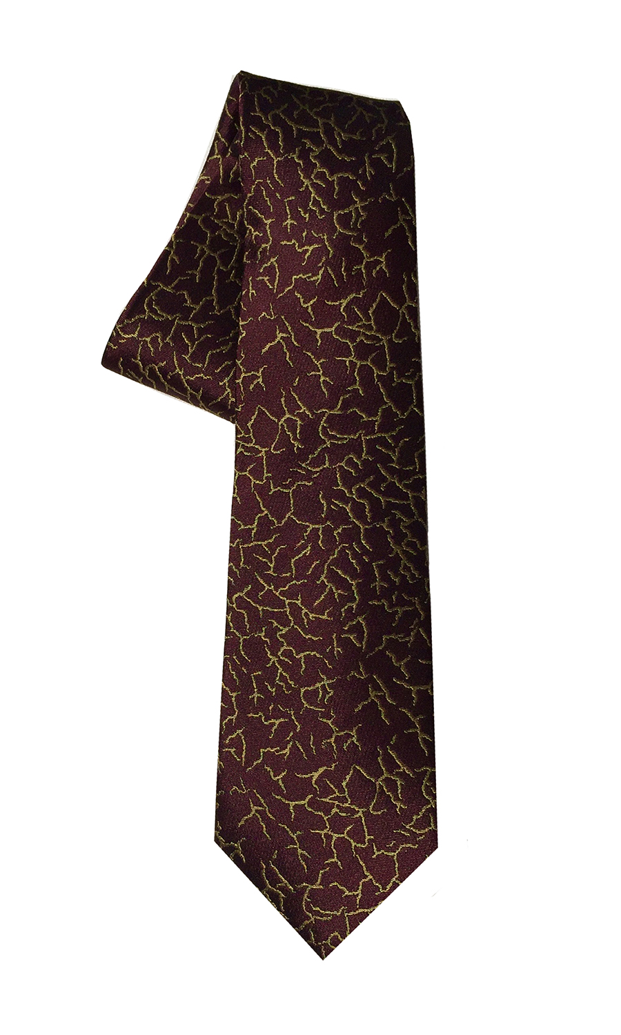 Anvil Crawler tie in burgundy (slim)