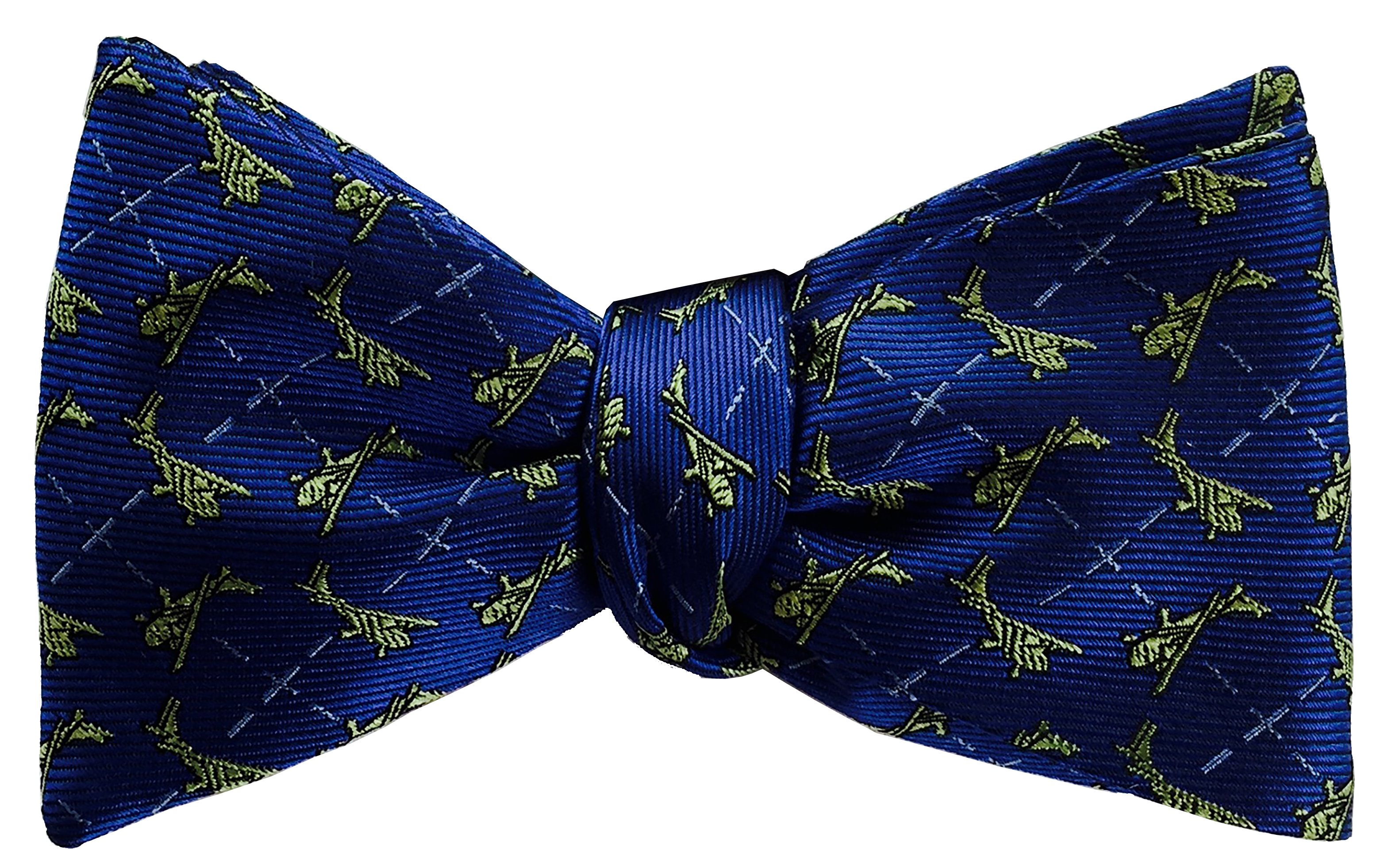 Cessna airplane bow tie in true blue