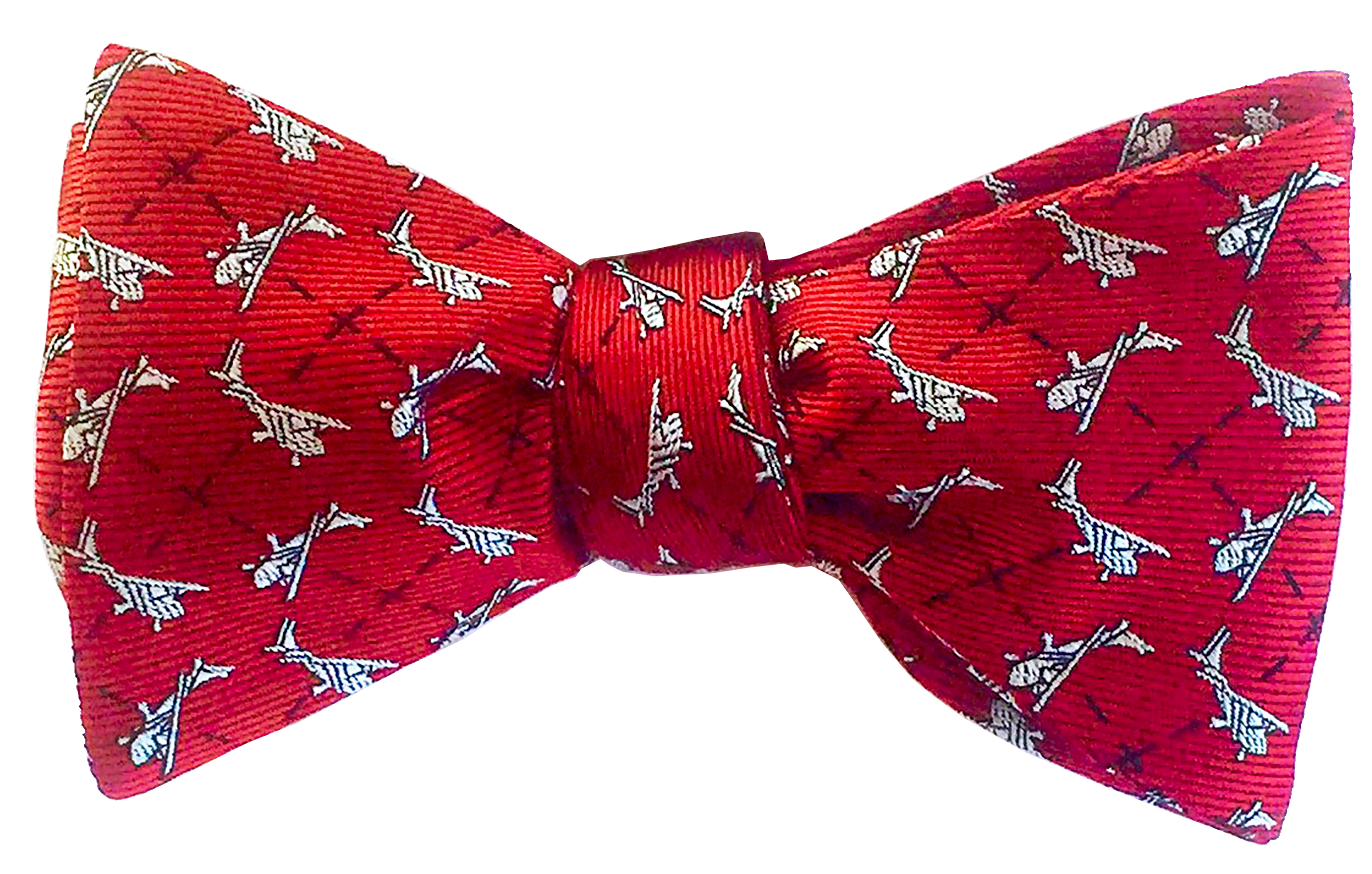 Cessna airplane bow tie in red