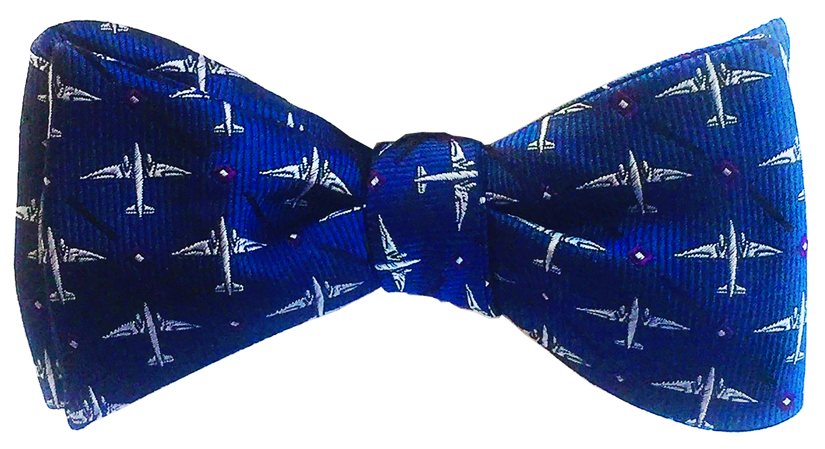 DC-3 (C-47) airplane bow tie in deep blue