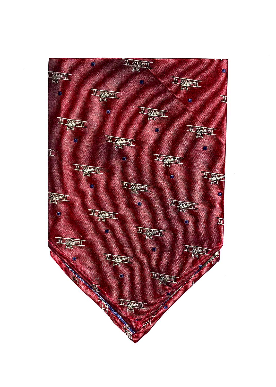 doppeldecker design aviation aircraft airplane pocket square biplane 