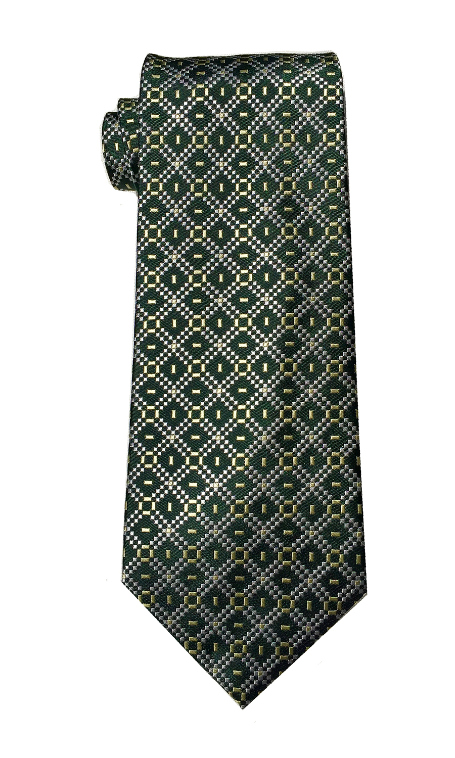 Delta Tango tie in moss green