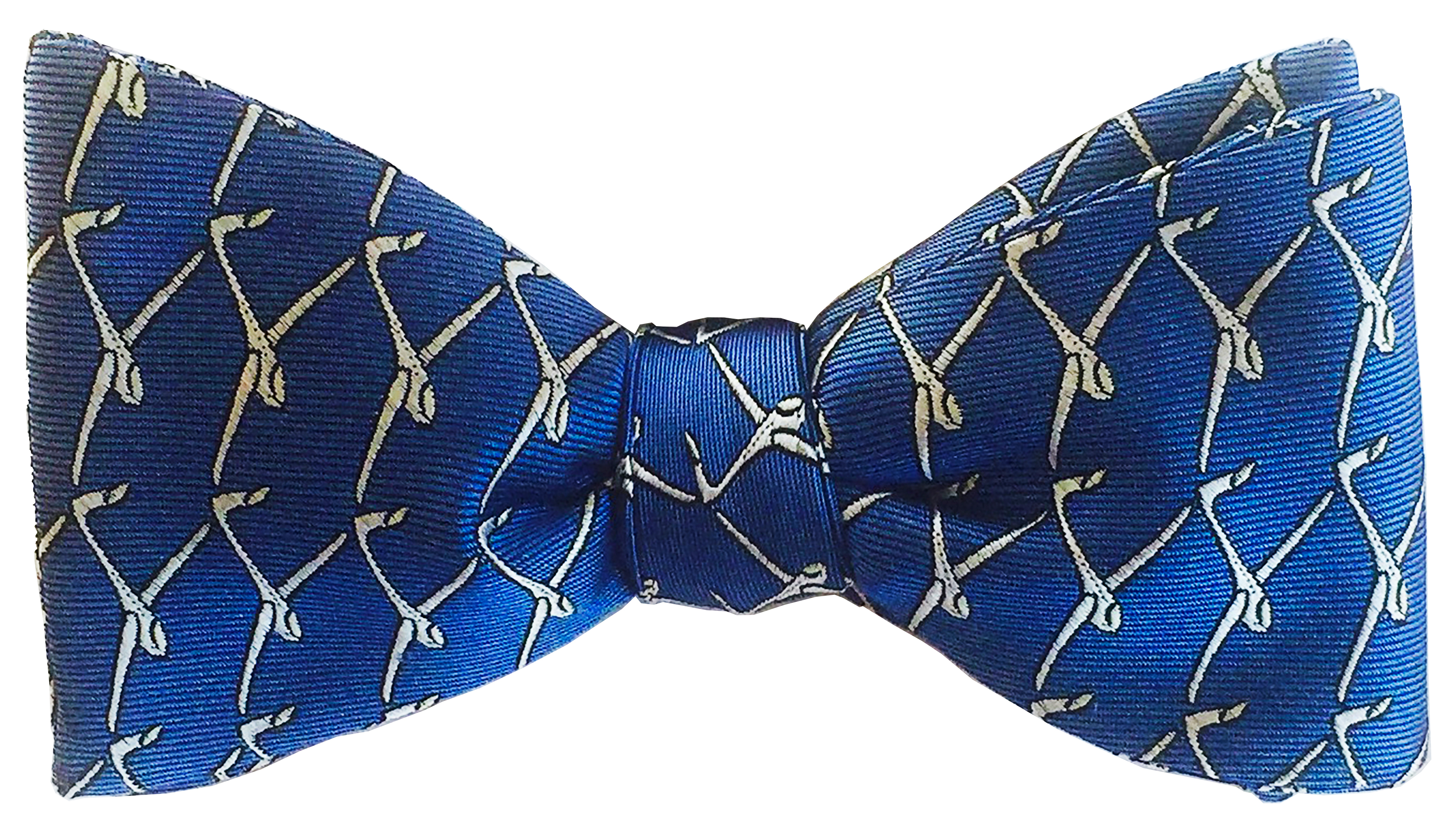 Glider sailplane bow tie in true blue