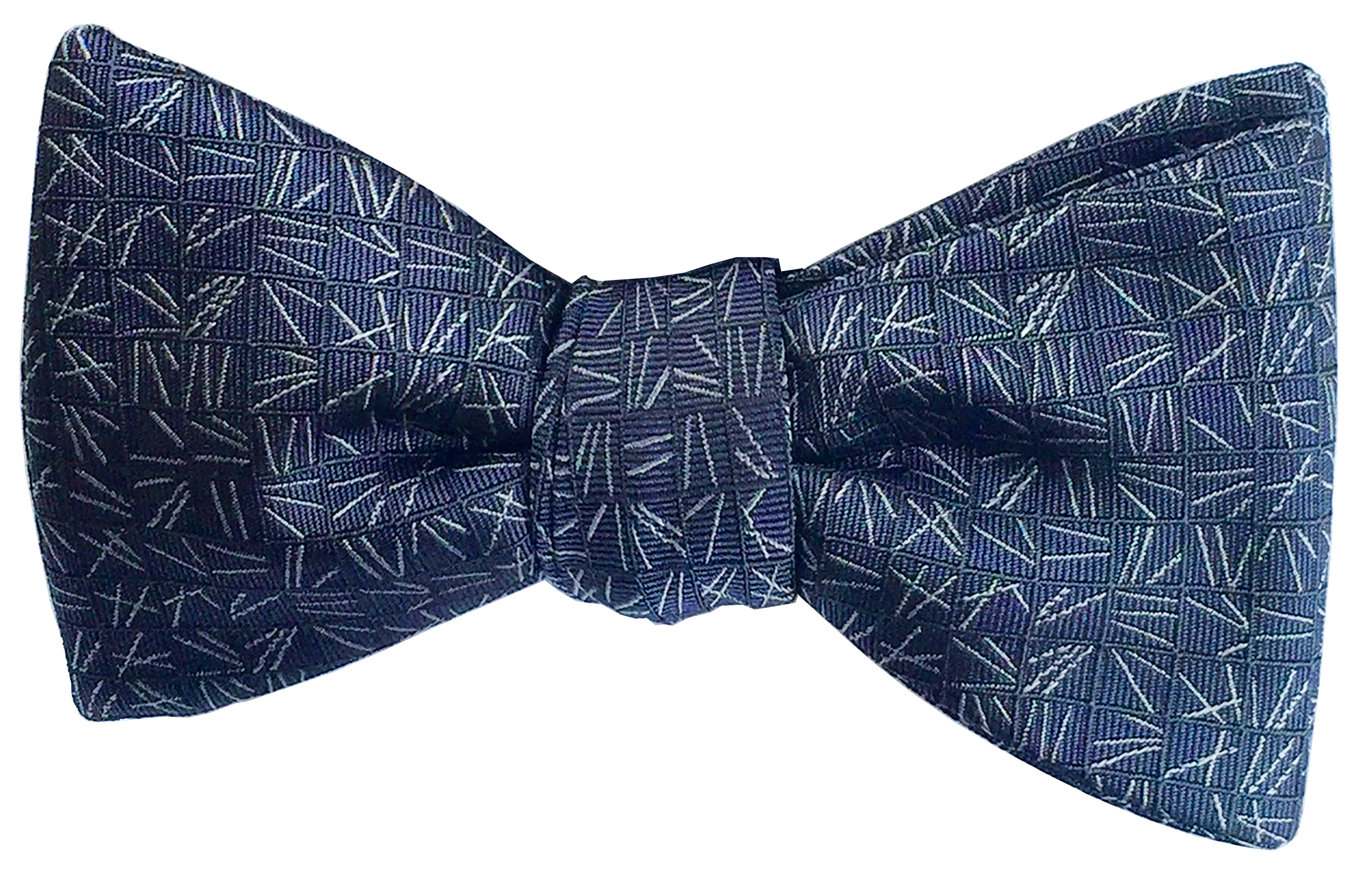 Scattering Pine bow tie in slate