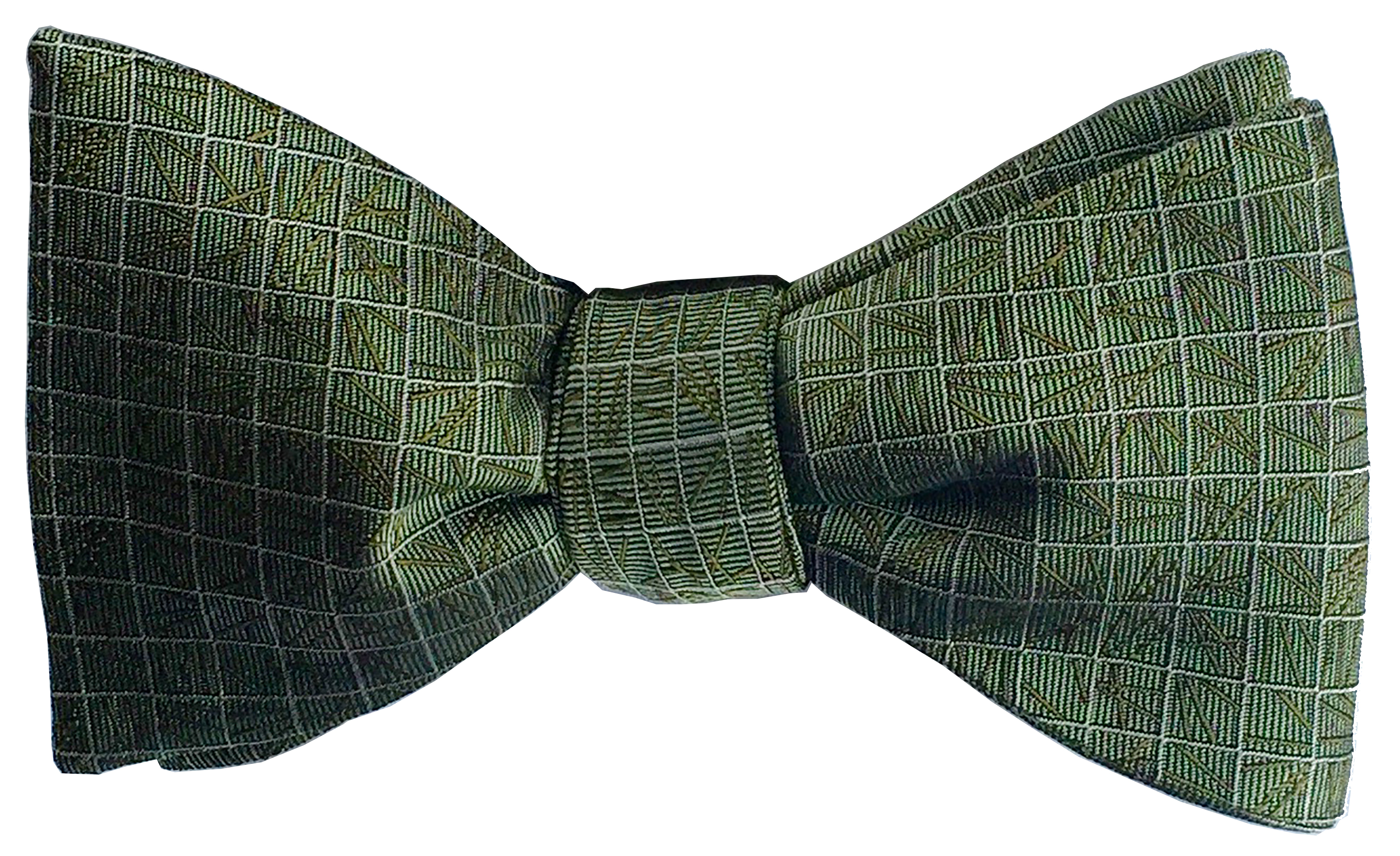 Scattering Pine bow tie in forest green