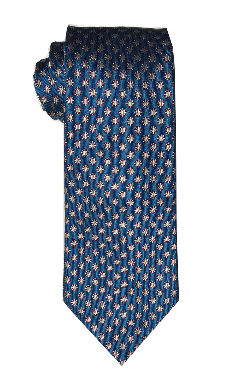 India Victor tie in bright blue