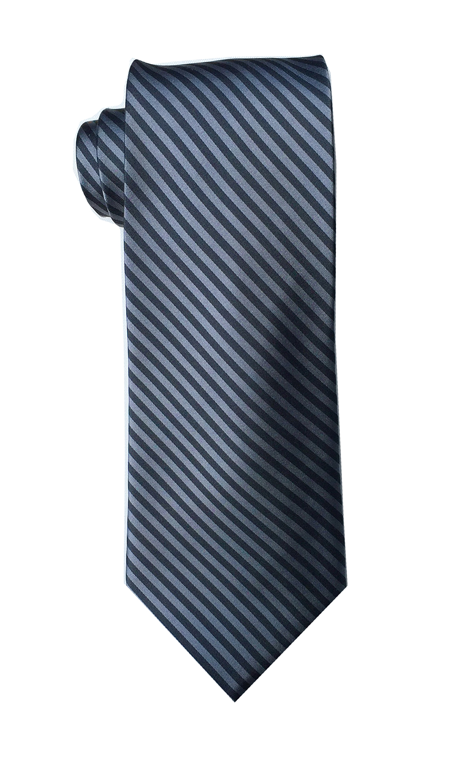 Oscar Tango tie in slate and steel grey