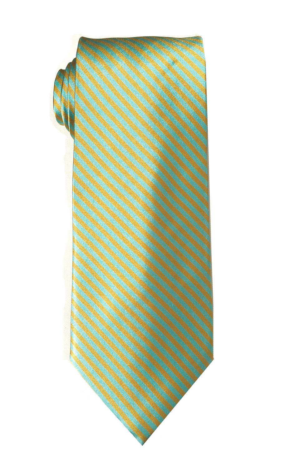 Oscar Tango tie in mint and gold