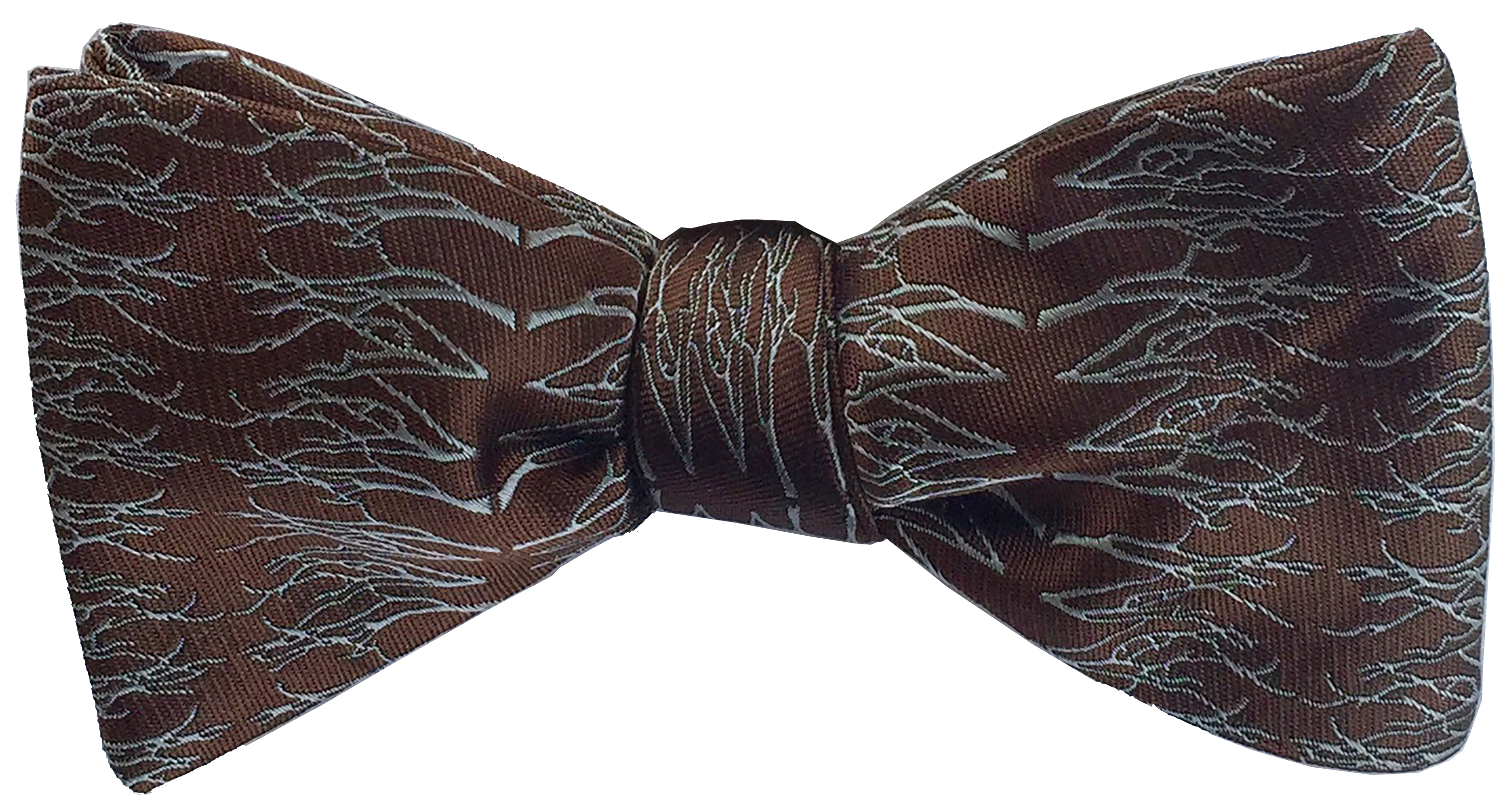 Winter Twig bow tie in espresso