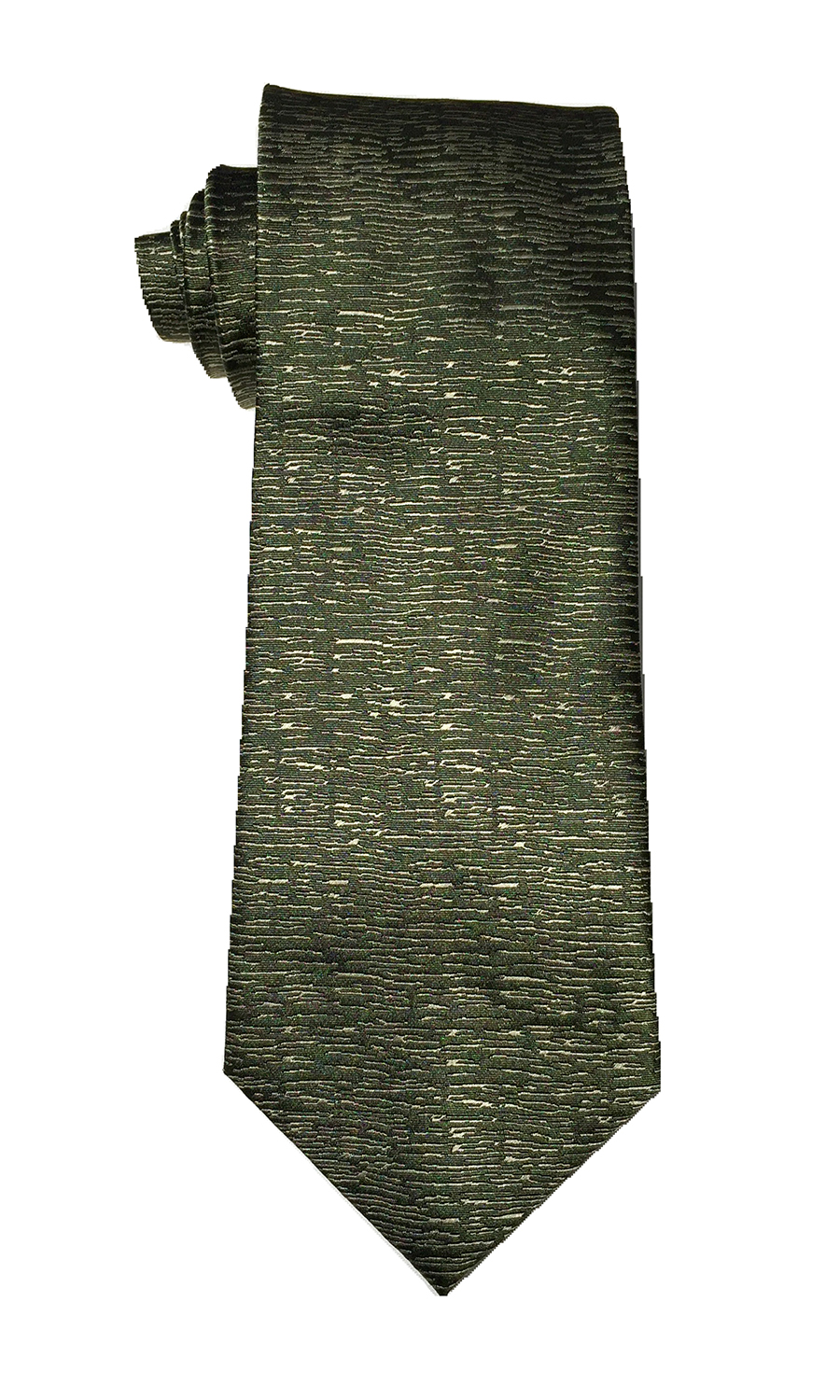 Atlantic Midnight tie in moss green