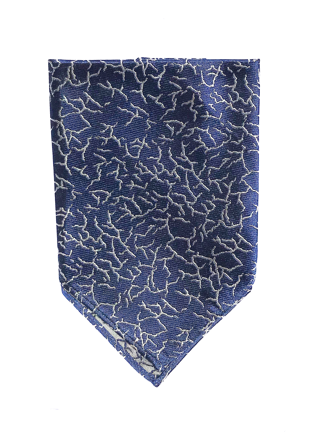 Anvil Crawler pocket square in navy