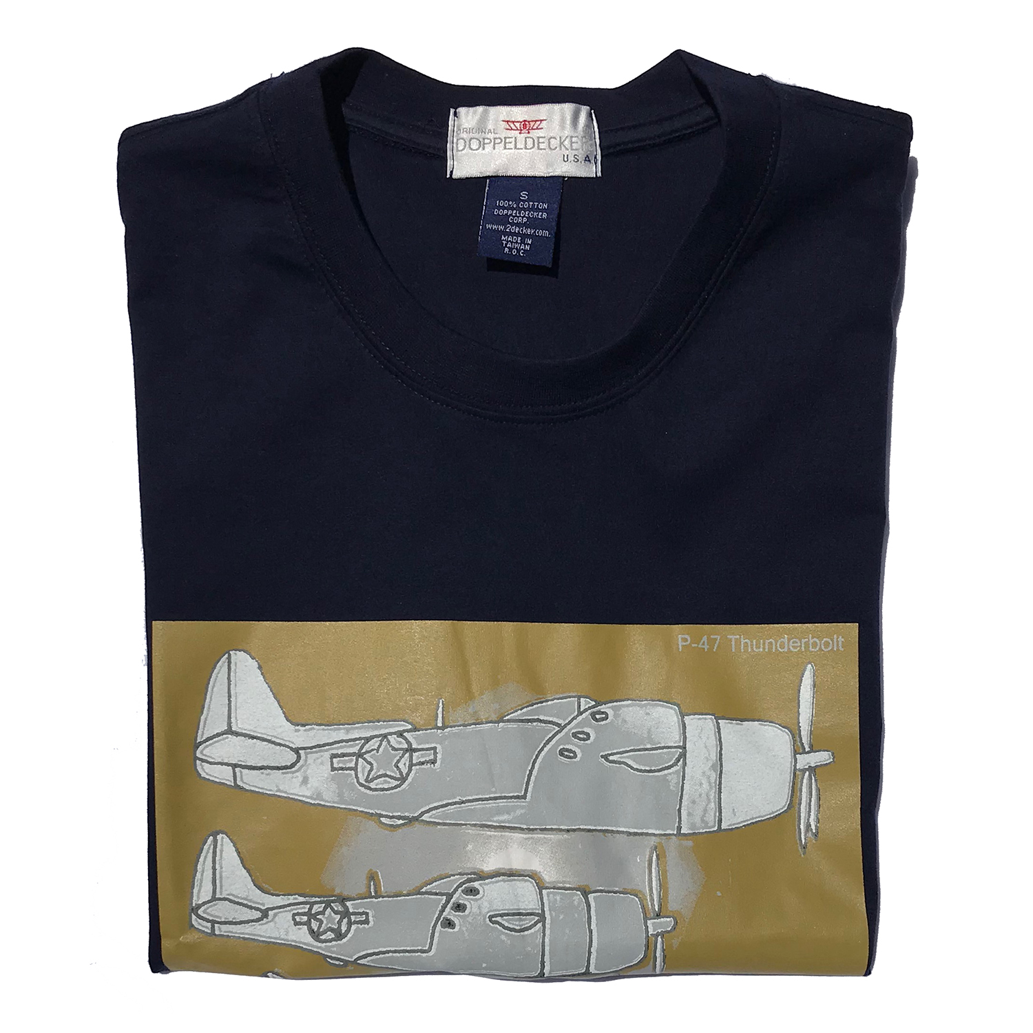 P-47 Thunderbolt t-shirt in navy