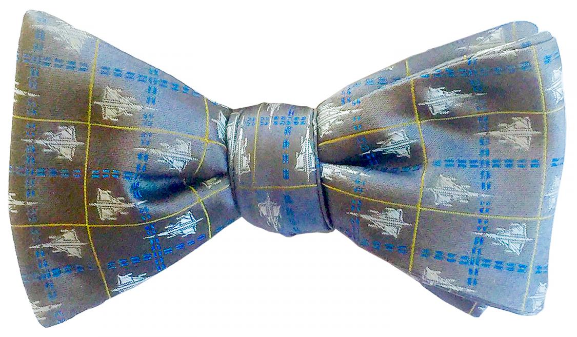 doppeldecker design designer aviation aircraft silk bow tie bowtie b58 b-58 hustler
