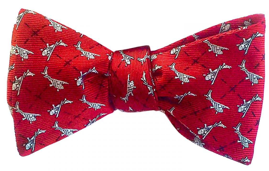 doppeldecker design designer aviation aircraft silk bow tie bowtie cessna