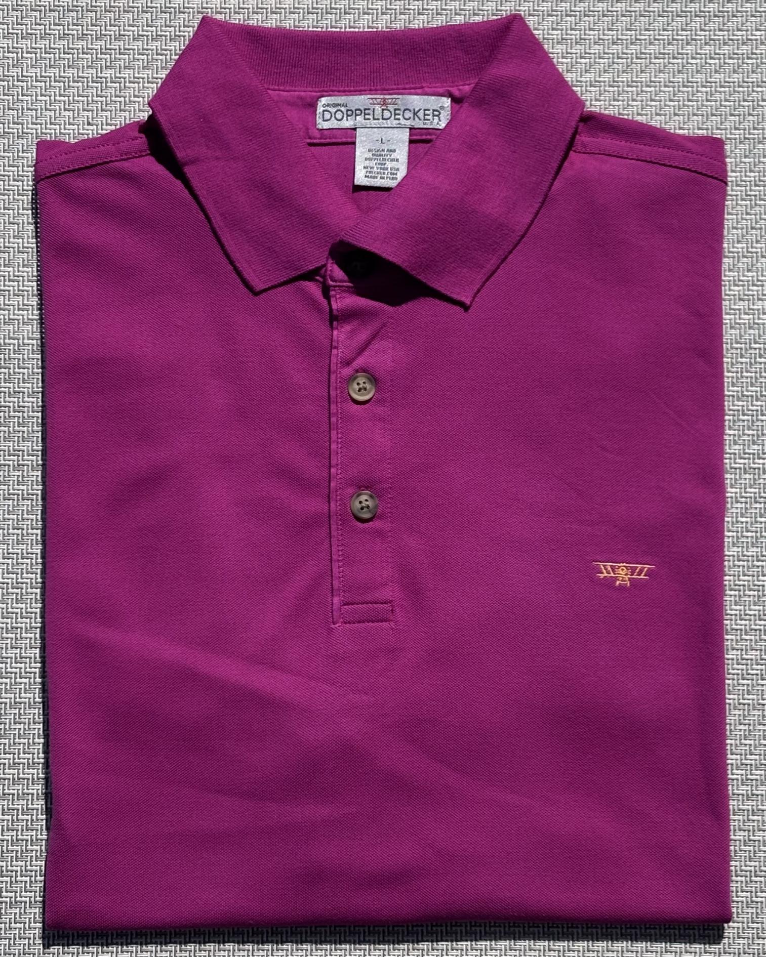 Biplane polo in fuchsia magenta