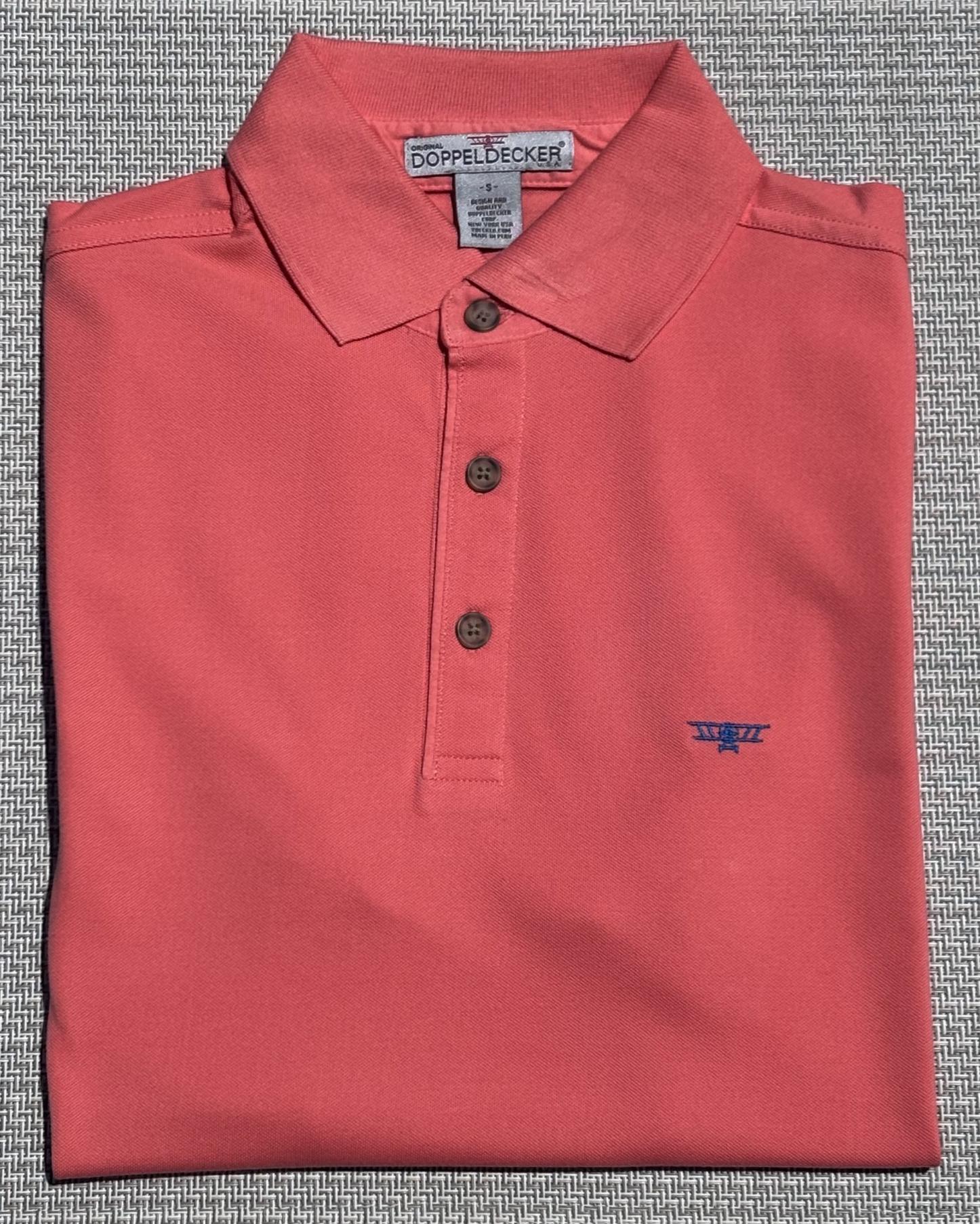Biplane polo in camellis orange