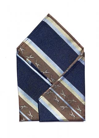 doppeldecker design aviation aircraft airplane pocket square mooney