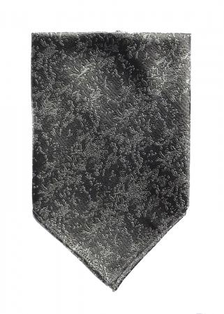 Arctic Drift pocket square in grey