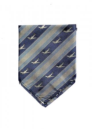 T-6 aircraft pocket square in navy