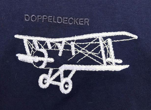 Biplane t-shirt in navy 1