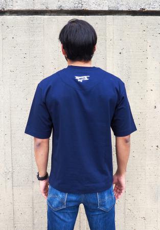 Biplane t-shirt in navy 3