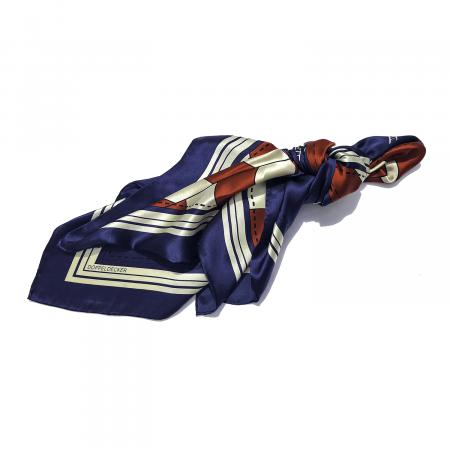 Silk scarf in Biplane Flag 1