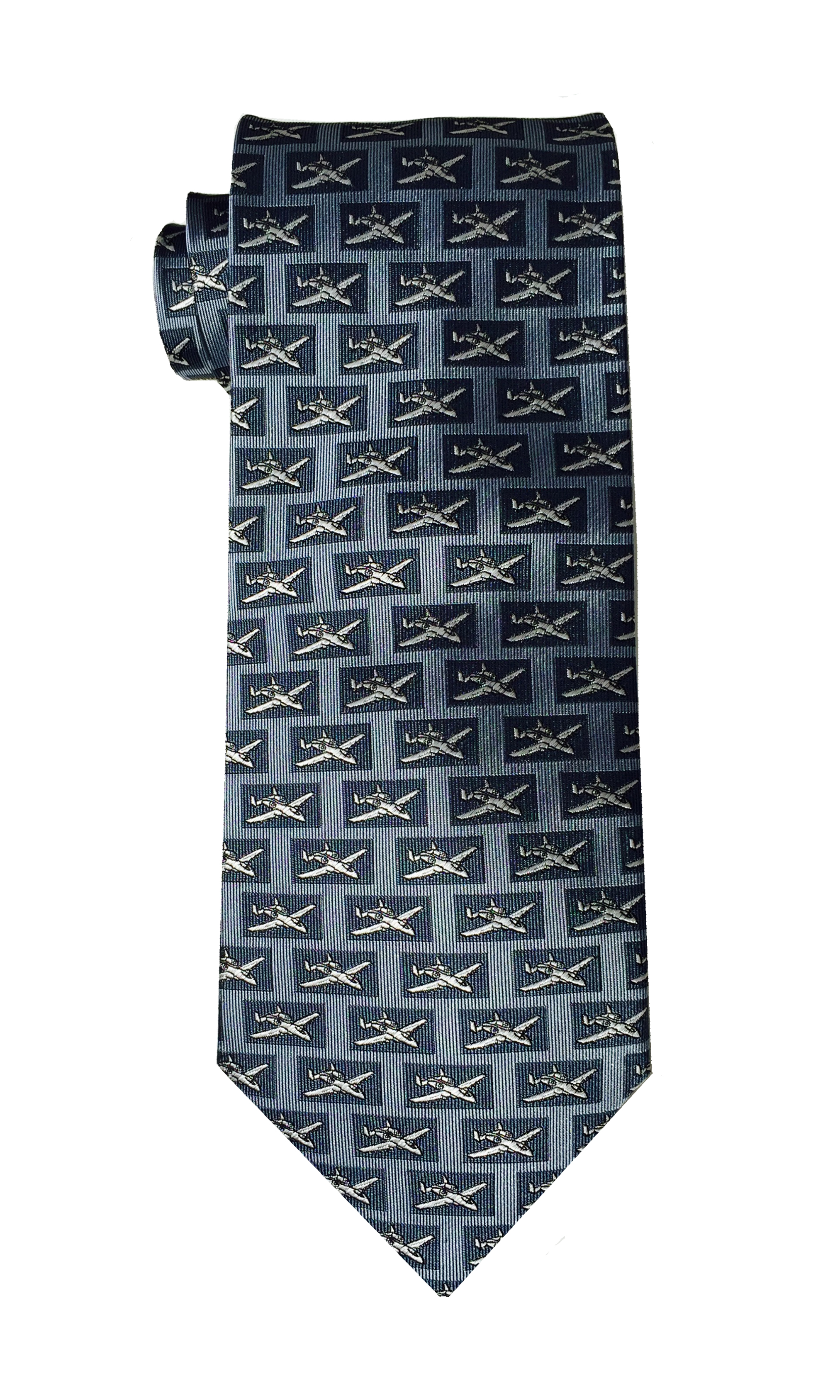 doppeldecker design designer aviation aircraft silk tie a10