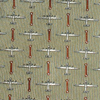 Liberator bomber airplane silk tie by Doppeldecker Design